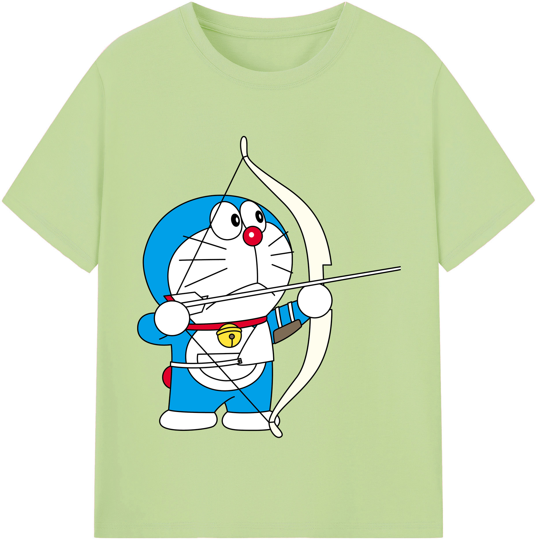 （画像用） ドラえもん Doraemon 綿100％半袖Tシャツ（フロントプリント）